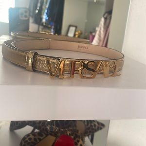 Versace Rose Gold Belt - Size 80/32